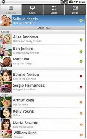 Nimbuzz Chat App For Android Phones