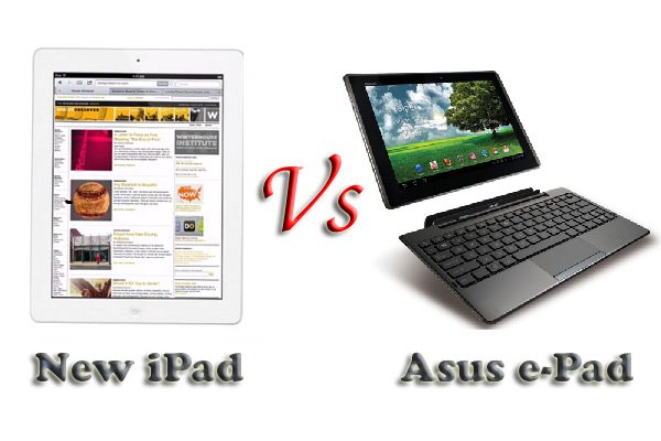 Apple's New iPad And Asus Transformer Comparison