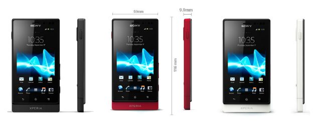 Sony Xperia FrontSideView