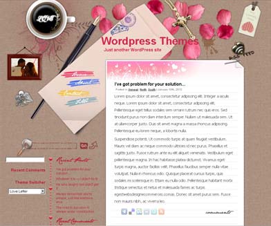 Love Letter WordPress Theme