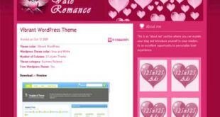 Vale Romance WordPress Theme