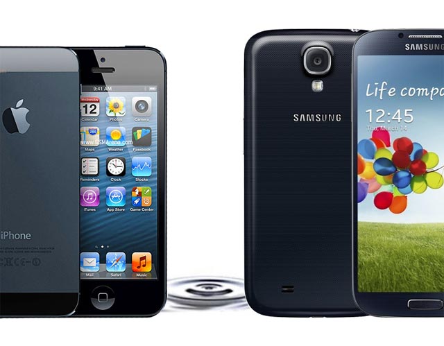 iPhone 5 And Samsung Galaxy S4