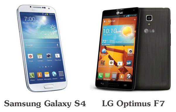 LG Optimus F7 Vs Samsung Galaxy S4